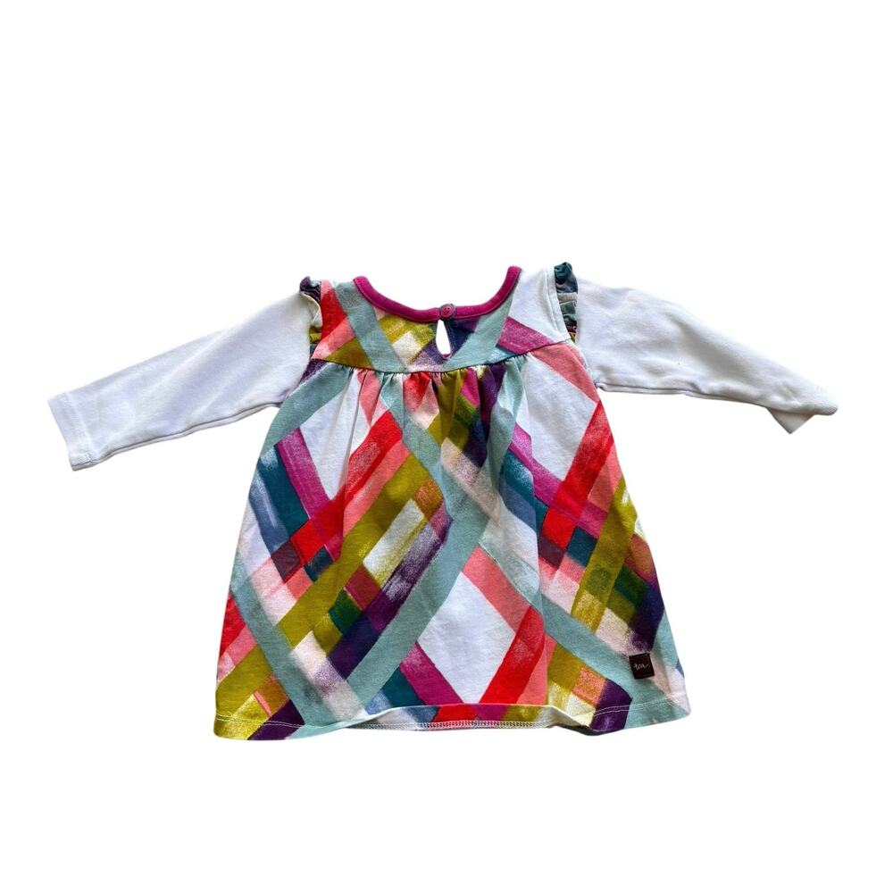 Tea Longsleeve Colorful Girls Dress